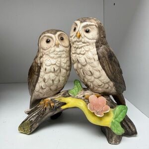 Vintage Owls UGOC Made in Taiwan Owl Figurine Set